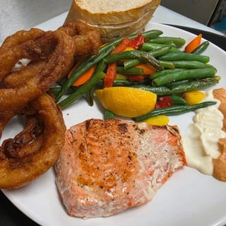 Pan Seared Salmon Dinner